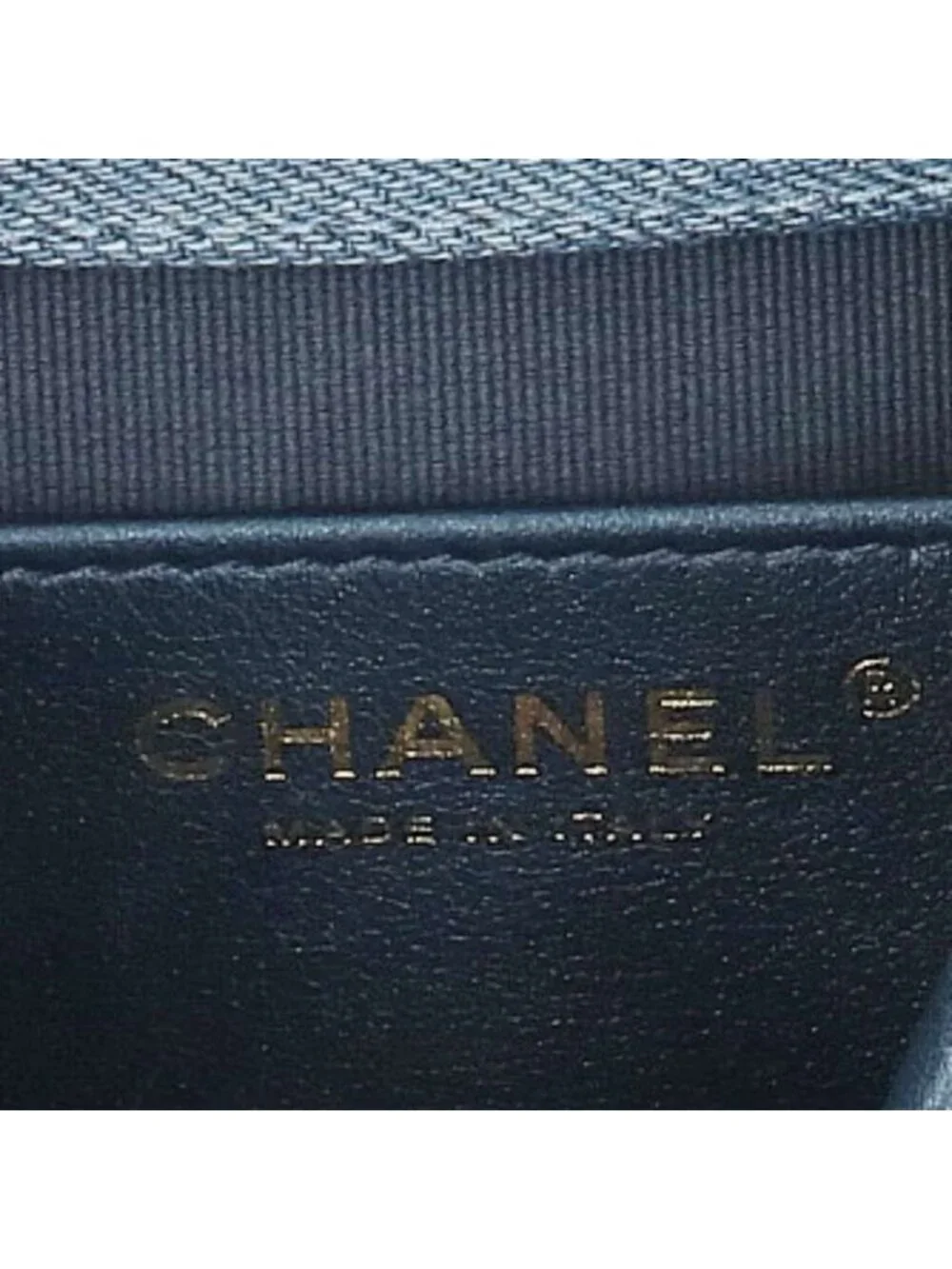 Chanel Quilted Denim Flap Shoulder Bag